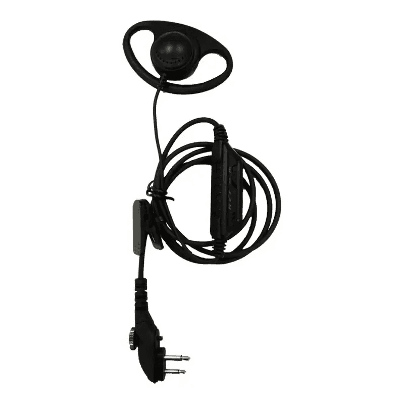 Hytera EHM15-A D-style earpiece with in-line PTT and microphone