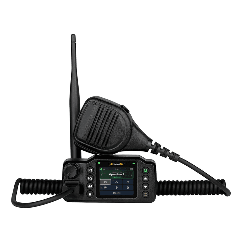 RevoNet Mobile vehicle radio with hand microphone